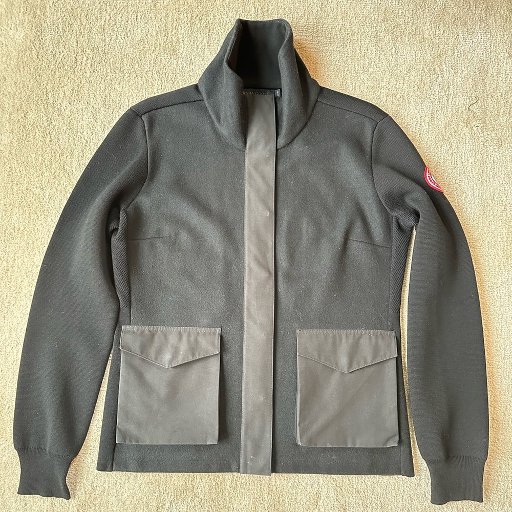 Canada Goose Black Knit Jacket